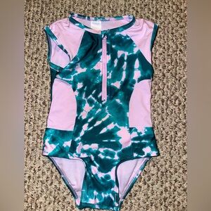 Toddler Tie Dye One Piece Bathing Suit